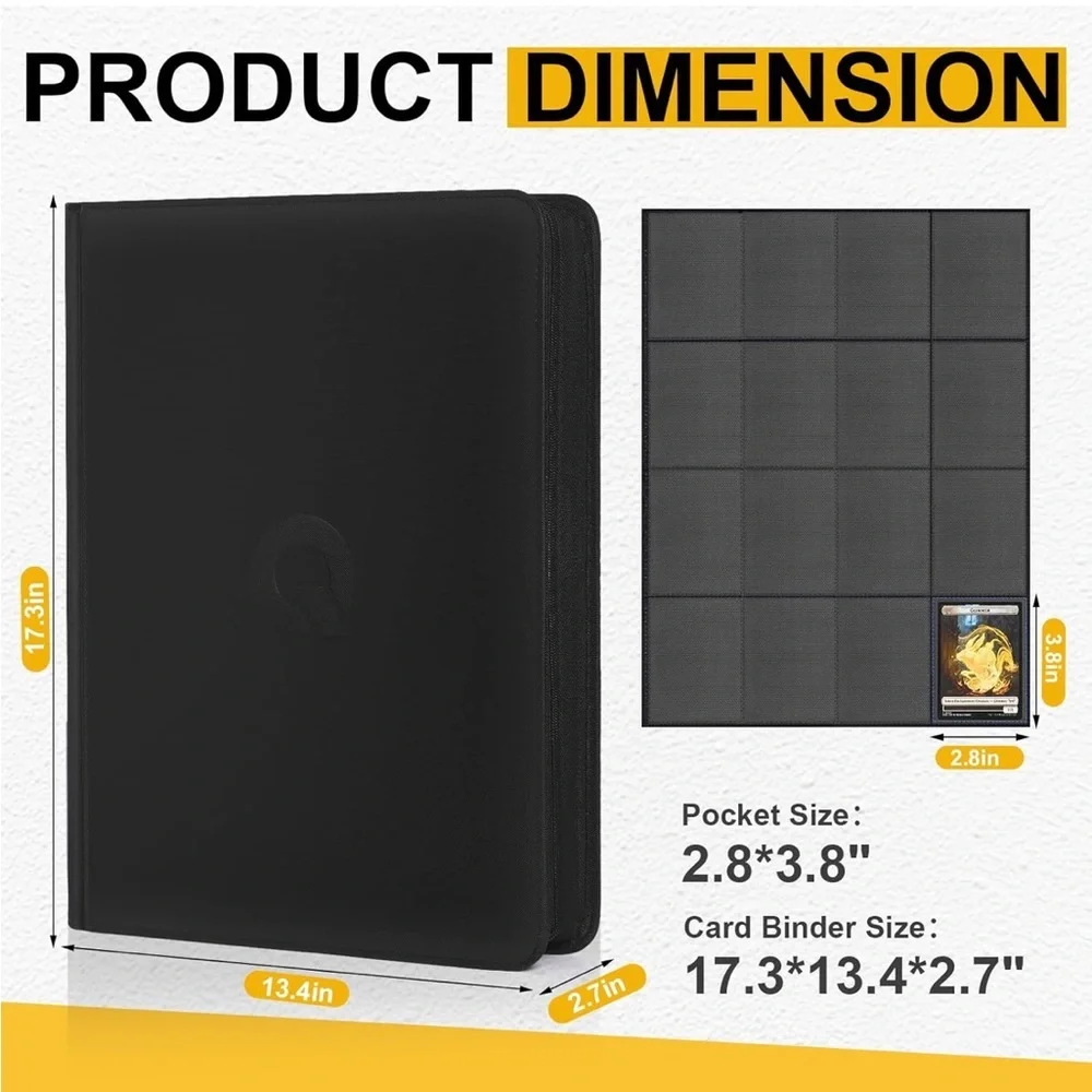 Brand New Large 1024 Pocket Trading Card Holder Binder Baseball Sports Storage